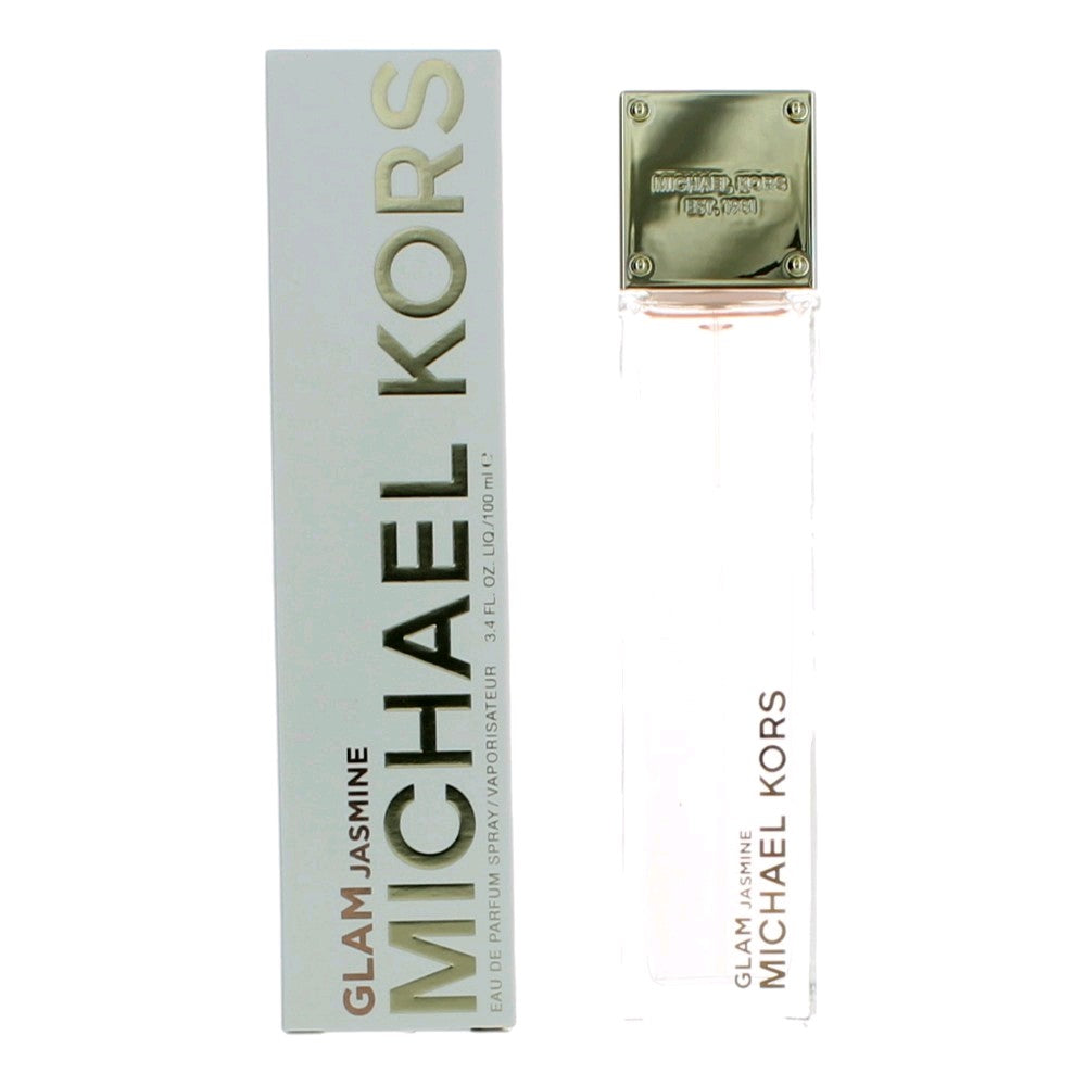 Bottle of Michael Kors Glam Jasmine by Michael Kors, 3.4 oz Eau De Parfum Spray for Women